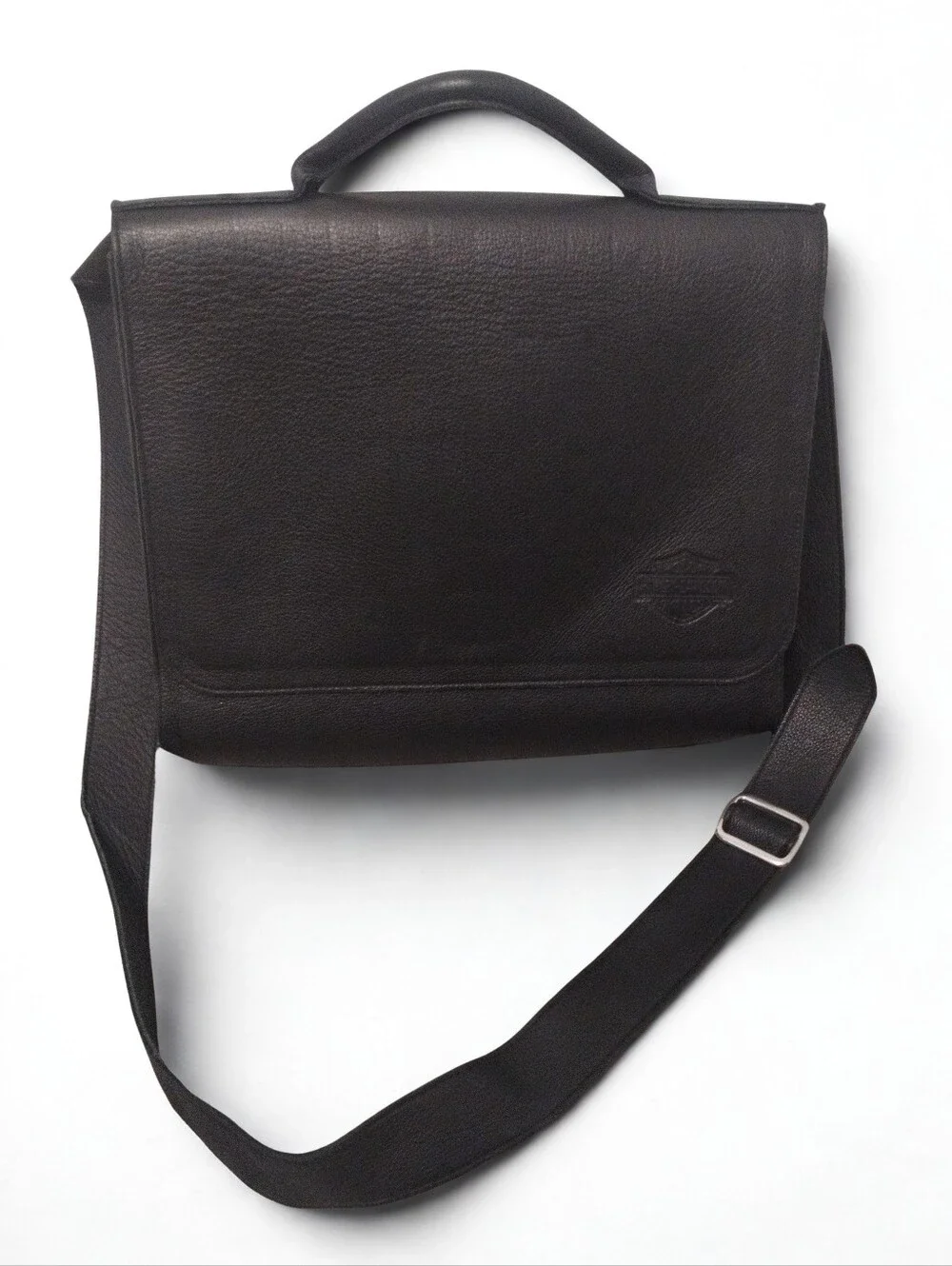 Harley Davidson Leather Messenger Bag